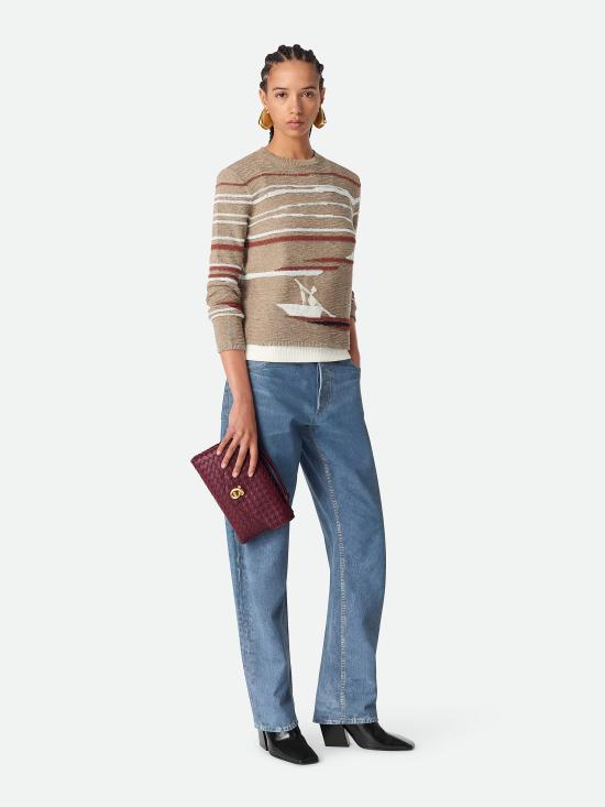 26SS 보테가베네타 노트 락 크로스바디백 817191V08Z0 2250 Red - BOTTEGA VENETA