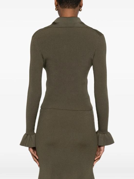 26SS 셀프 포트레이트 블라우스 SS26186TG GREEN Green - SELF PORTRAIT