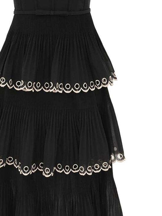 26SS 짐머만 미디 원피스 7023DC26R BLK Black - ZIMMERMANN