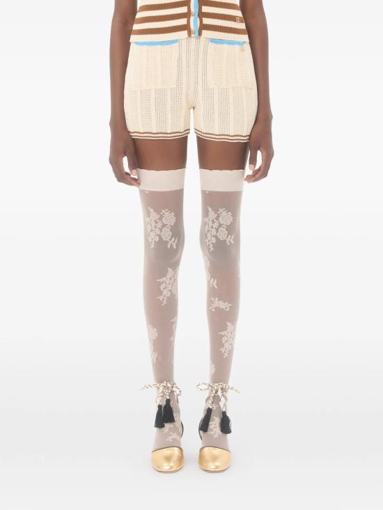 26SS 발렌티노 가라바니 숏팬츠 8B3KW01VA3L R0R Beige - VALENTINO GARAVANI