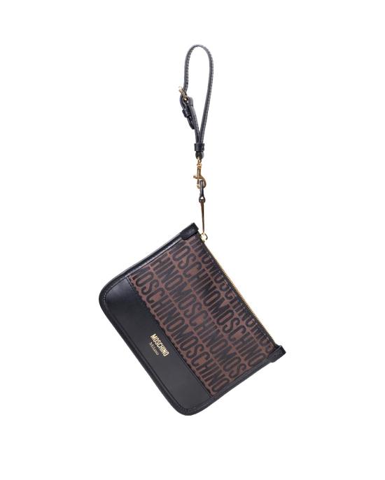 26SS 모스키노 클러치/파우치 8401 8268 1103 MARRONE - MOSCHINO