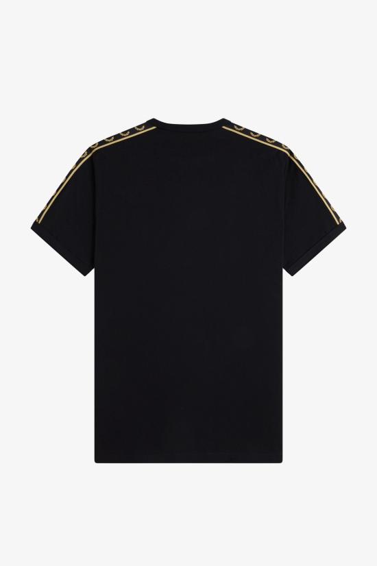 26SS 프레드페리 반팔 티셔츠 M4613 90A Black champagne - FRED PERRY