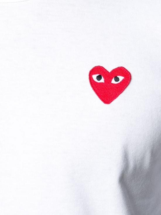 26SS 꼼데가르송 반팔 티셔츠 AX T108 051 2 White - COMME DES GARCONS