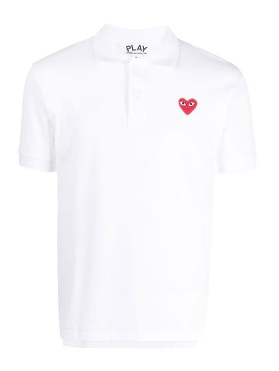 26SS 꼼데가르송 폴로 티셔츠 AX T006 051 White