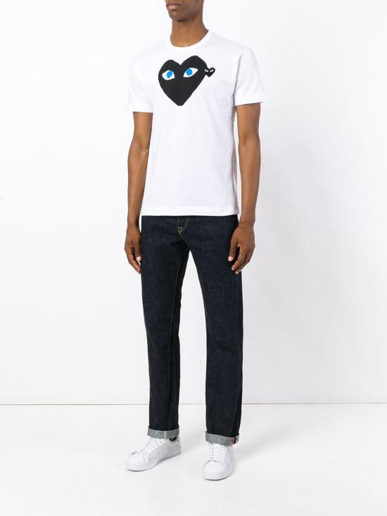 26SS 꼼데가르송 반팔 티셔츠 AX T088 051 White - COMME DES GARCONS