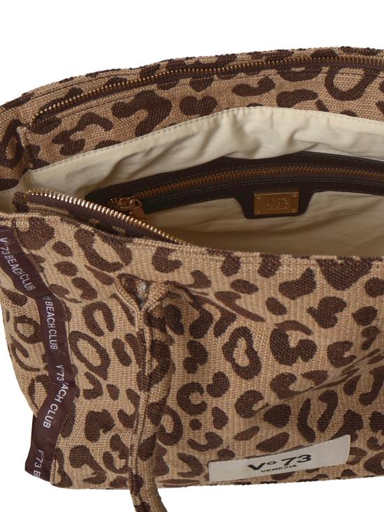 26SS 브이73 토트백 73BS9MV02M ILENEBEIGE MORO Beige dark brown - V73