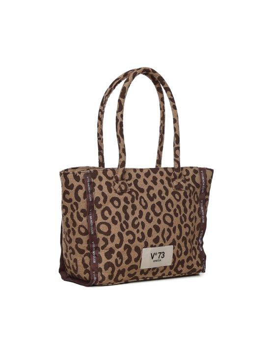 26SS 브이73 토트백 73BS9MV02M ILENEBEIGE MORO Beige dark brown - V73