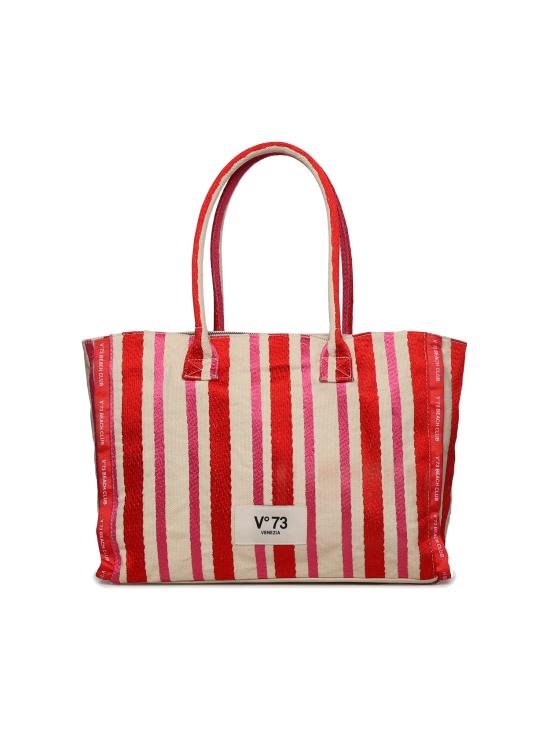 26SS 브이73 토트백 73BS9MV01R ILENEROSSO MULTICOLOR Red multicolor