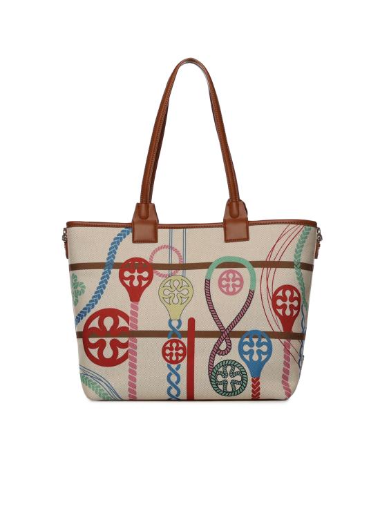 26SS 브이73 토트백 73BS9MT02 GUENDAOFF WHITE MULTICOLOR - V73