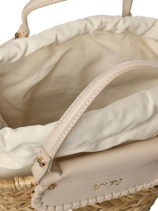 26SS 브이73 토트백 73BS9N202 VANNAOFF WHITE NATURALE Off white natural - V73