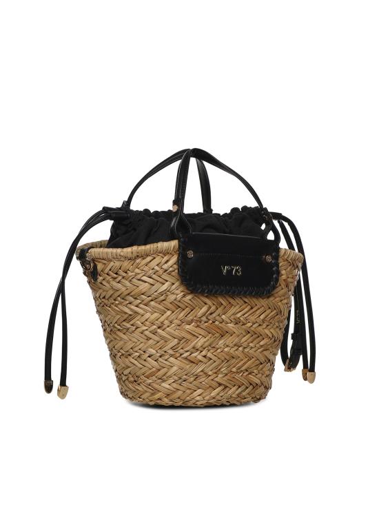 26SS 브이73 토트백 73BS9N201 VANNANERO NATURALE BLACK NATURAL - V73