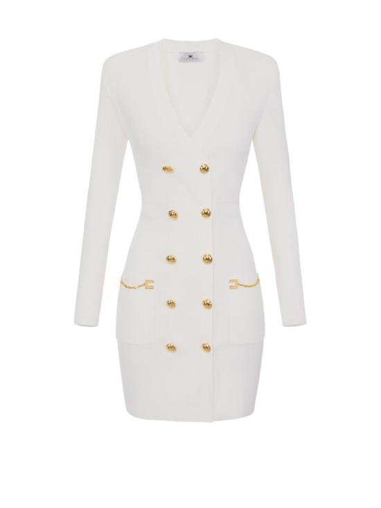 26SS 엘리자베타프랜치 미디 원피스 AM80S61E2 360 Ivory - ELISABETTA FRANCHI