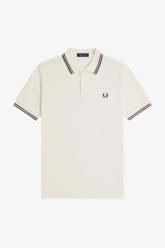 26SS 프레드페리 폴로 티셔츠 M3600 84A Ecr oxbld grsrts