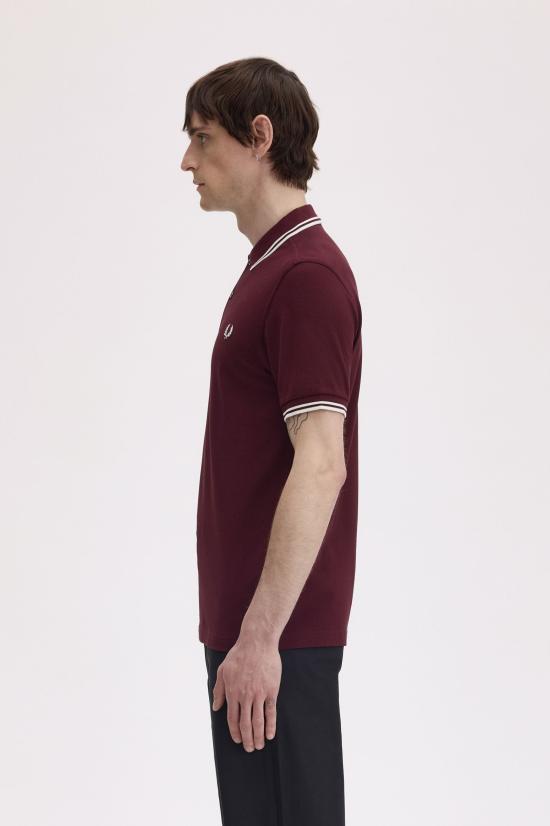 26SS 프레드페리 폴로 티셔츠 M3600 597 Oxblood - FRED PERRY