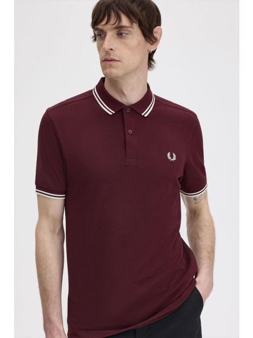 26SS 프레드페리 폴로 티셔츠 M3600 597 Oxblood - FRED PERRY