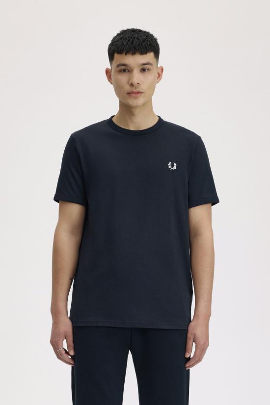26SS 프레드페리 반팔 티셔츠 M3519 608 Blue - FRED PERRY