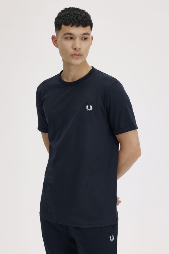 26SS 프레드페리 반팔 티셔츠 M3519 608 Blue - FRED PERRY