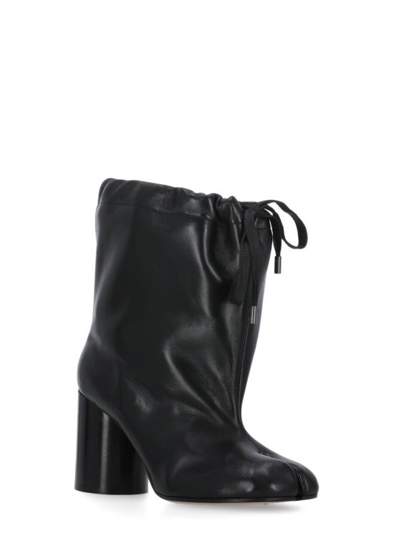 26SS 마르지엘라 타비 드로우스트링 앵클 부츠 S58WU0416 P7122T8013 Black - MAISON MARGIELA