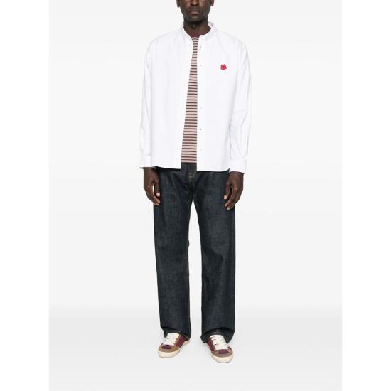 26SS 겐조 긴팔 셔츠 FG55CH4109LO01 WHITE DOM - KENZO