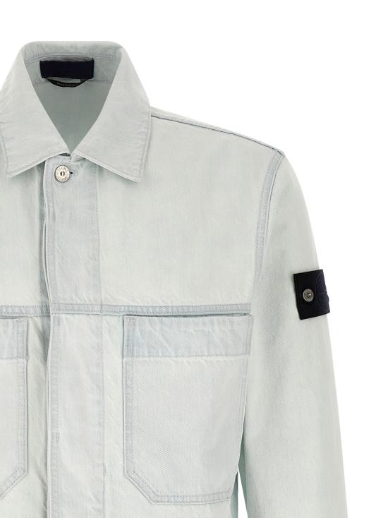 26SS 스톤 아일랜드 데님 자켓 L1S144100006S00J9VJ203 LIGHT BLUE DOM - STONE ISLAND