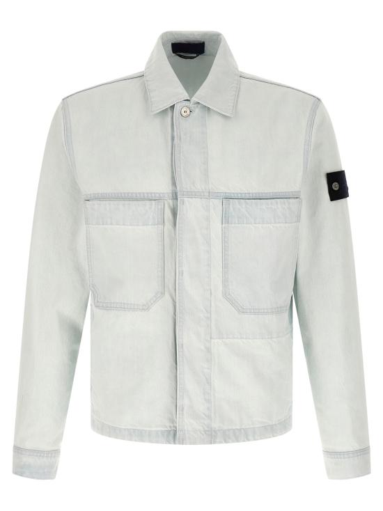 26SS 스톤 아일랜드 데님 자켓 L1S144100006S00J9VJ203 LIGHT BLUE DOM