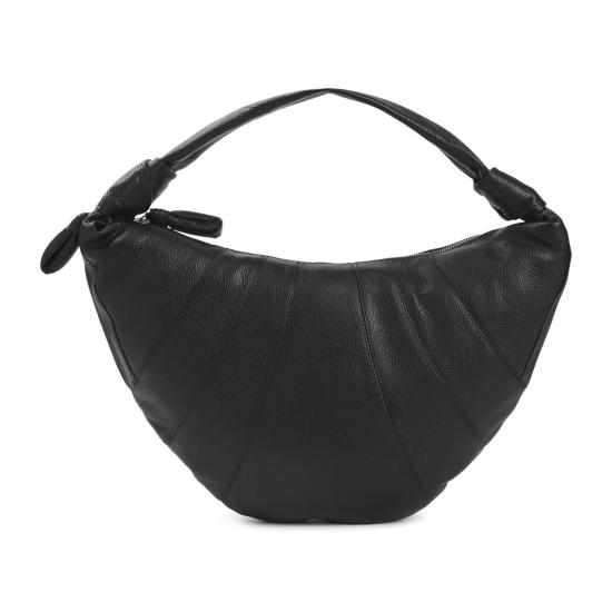 26SS 르메르 소프트 그레인드 레더 포춘 크루아상 백 BG0071 LL0018 999 BLACK DOM