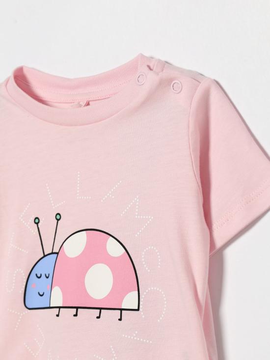 26SS [키즈] 스텔라 맥카트니 티셔츠 TY8021Z0434 51R Pink - STELLA MCCARTNEY