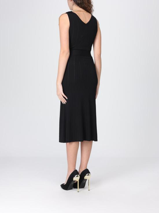 26SS 엘리자베타프랜치 롱 원피스 AM18S61E2 110 Black - ELISABETTA FRANCHI