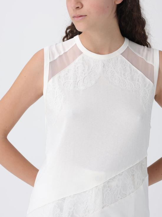 26SS 핑코 민소매 티셔츠 106291A335 Z05 White - PINKO