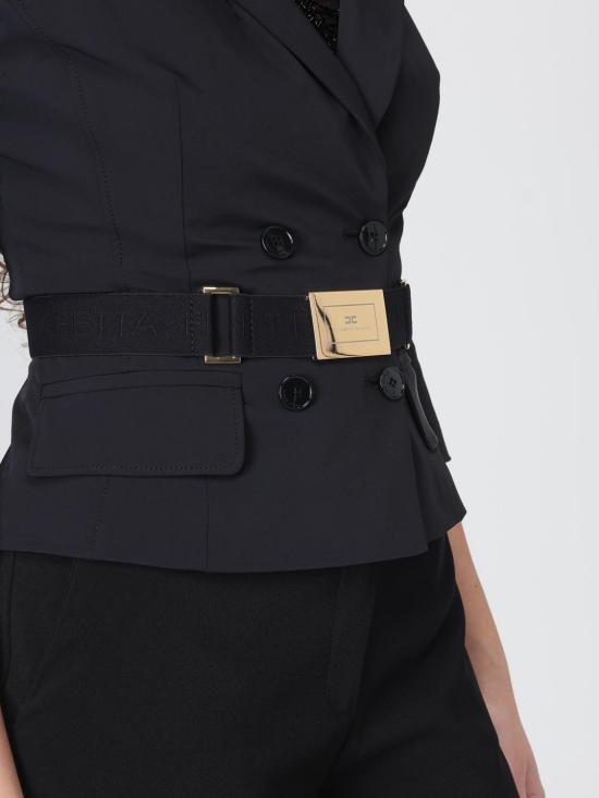 26SS 엘리자베타프랜치 자켓 GI22461E2 110 Black - ELISABETTA FRANCHI