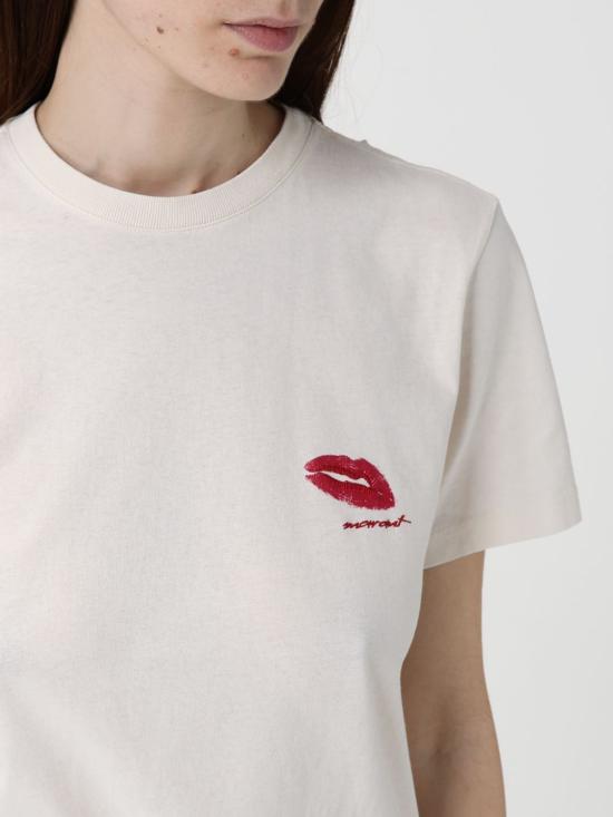 26SS 이자벨마랑에뚜왈 반팔 티셔츠 TS0001FAD1N06E 23EC Beige - ISABEL MARANT ETOILE