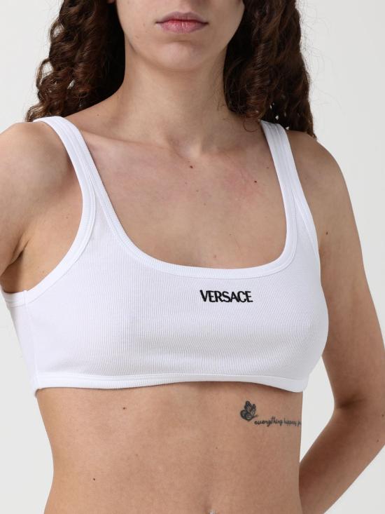26SS 베르사체 트레이닝 티셔츠 10231421A09551 1W010 White - VERSACE
