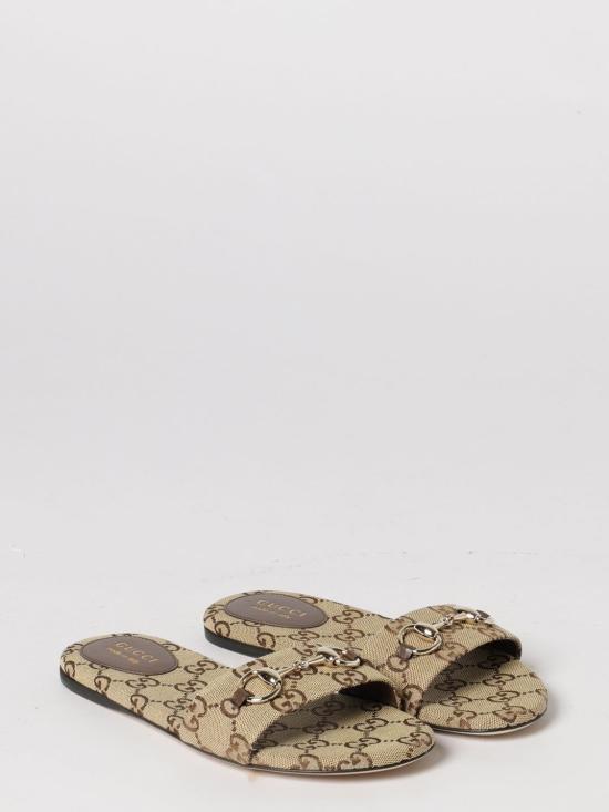 26SS 구찌 홀스빗 슬라이드 샌들 835828FAB10 2543 Beige - GUCCI