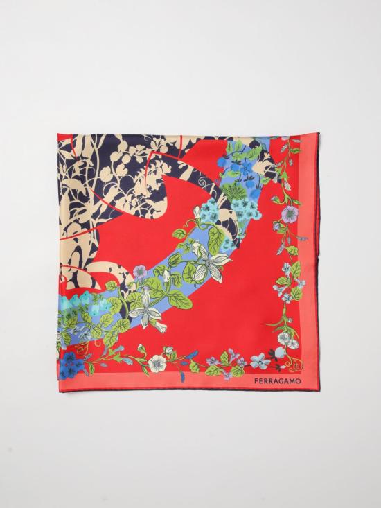 26SS 살바토레 페라가모 머플러/스카프 310226 789888 RED BLUE Red
