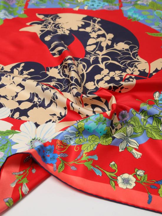 26SS 살바토레 페라가모 머플러/스카프 310226 789888 RED BLUE Red - SALVATORE FERRAGAMO