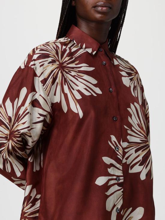 26SS 브루넬로 쿠치넬리 셔츠 MQ967RH206 C008 Burgundy - BRUNELLO CUCINELLI