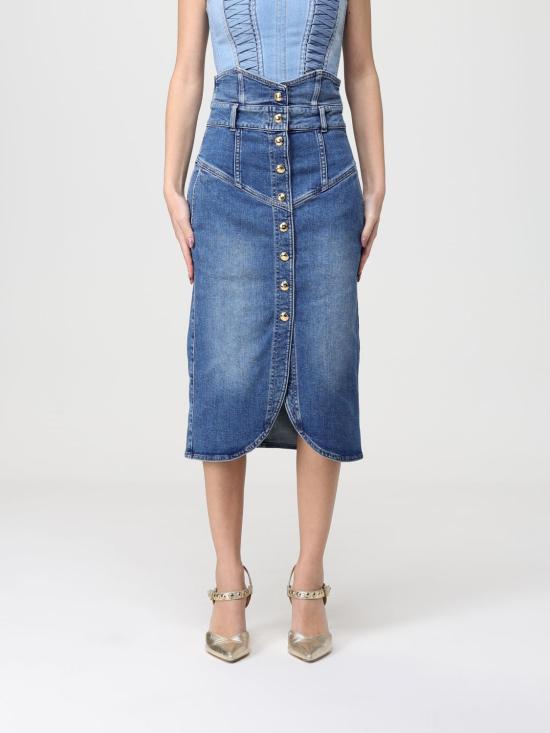 26SS 엘리자베타프랜치 데님 스커트 GJ41I61E2 139 Blue