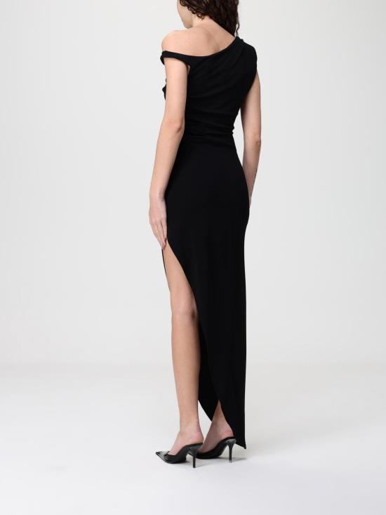 26SS 엘리자베타프랜치 롱 원피스 AB90961E2 110 Black - ELISABETTA FRANCHI