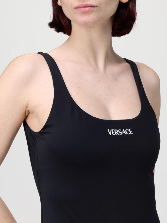 26SS 베르사체 원피스 수영복 10231621A17152 1B000 Black - VERSACE