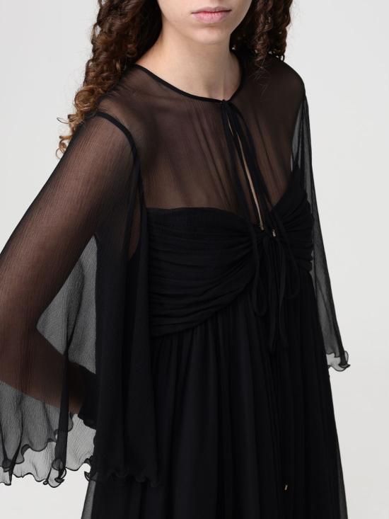 26SS 끌로에 롱 원피스 CH26SRO87001 001 Black - CHLOE