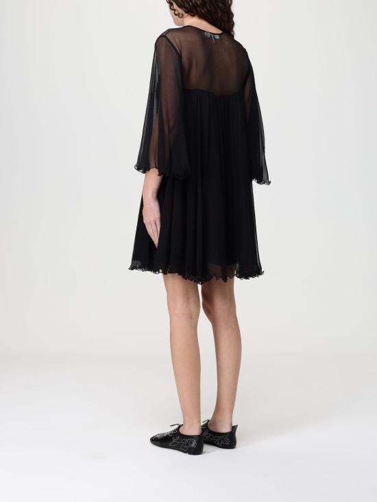 26SS 끌로에 롱 원피스 CH26SRO87001 001 Black - CHLOE