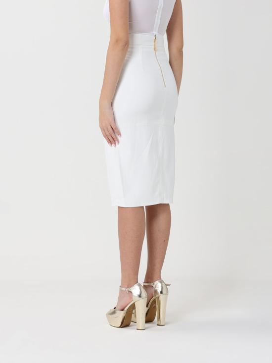26SS 엘리자베타프랜치 미디 스커트 GO17361E2 360 Ivory - ELISABETTA FRANCHI