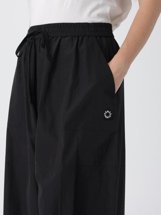 26SS 겐조 스트레이트 팬츠 FG52PA1279FI 99 Black - KENZO