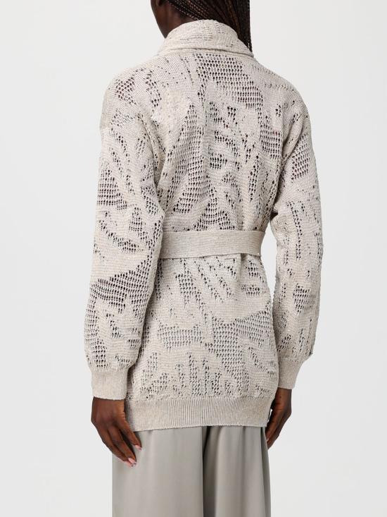 26SS 브루넬로 쿠치넬리 대즐링 워터 릴리 가디건 MDT771006 C8925 Beige - BRUNELLO CUCINELLI