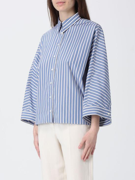 26SS 브루넬로 쿠치넬리 셔츠 MH749MX716 C001 Blue - BRUNELLO CUCINELLI