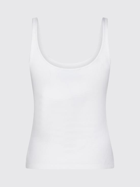 26SS 블루마린 민소매 티셔츠 2T129A N0103 White - BLUMARINE