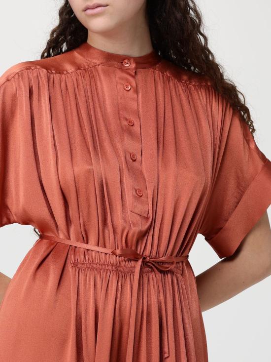 26SS 세미쿠튀르 롱 원피스 Y6SM25 U030 Brown - SEMI-COUTURE