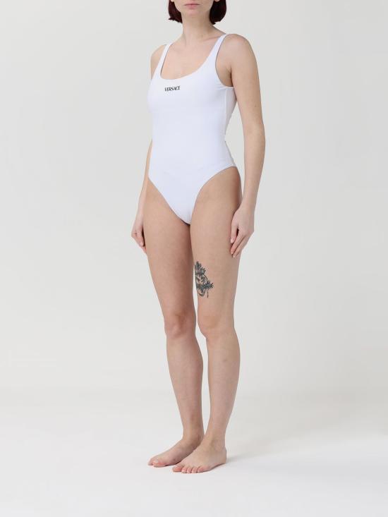 26SS 베르사체 원피스 수영복 10231621A17152 1W010 White - VERSACE