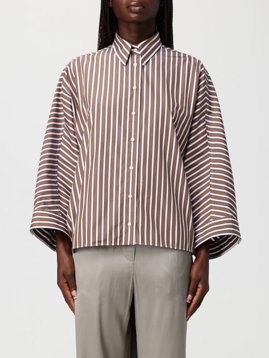 26SS 브루넬로 쿠치넬리 셔츠 MH749MX716 C003 Brown