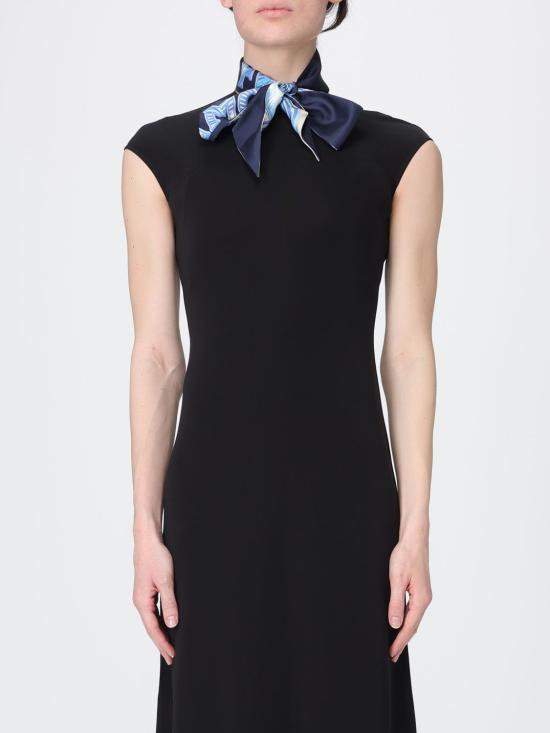 26SS 살바토레 페라가모 브레자 프린트 실크 방도 321247 789965 BLU AZZURRO Blue - SALVATORE FERRAGAMO